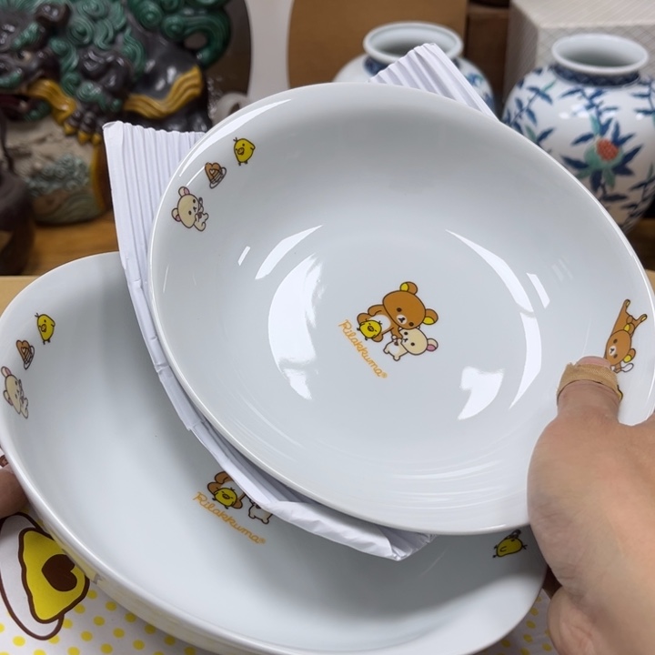 瓷片摆件工艺品瓷器摆件777 