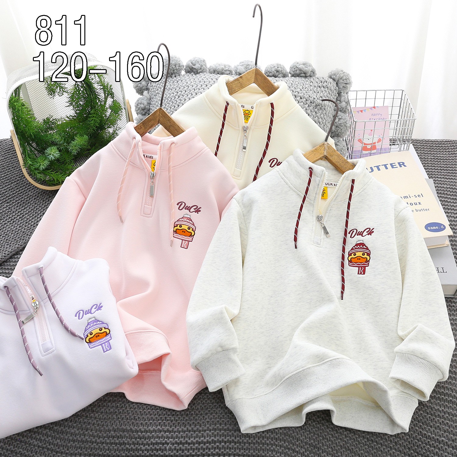 【看好尺码和颜色浅下单】卫衣男童女童秋冬羊糕毛加厚卫衣