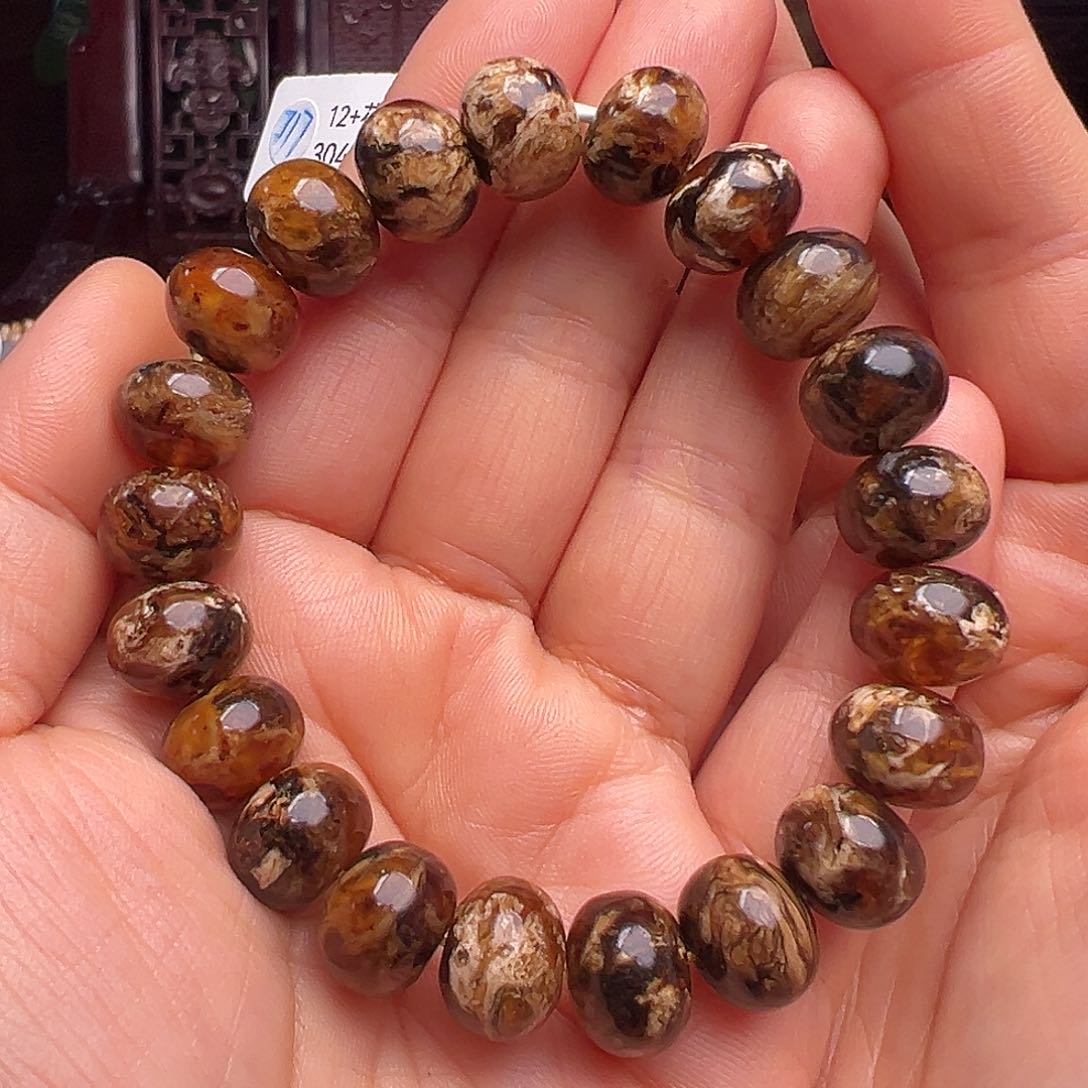 琥珀裸石未镶嵌温**两抚顺琥珀18892。12m m