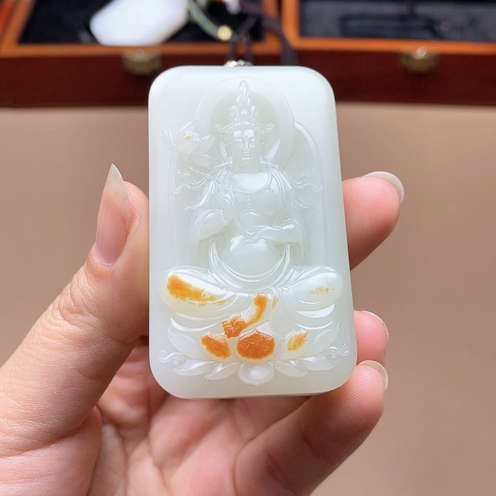 和田玉挂件未镶嵌安*哥F