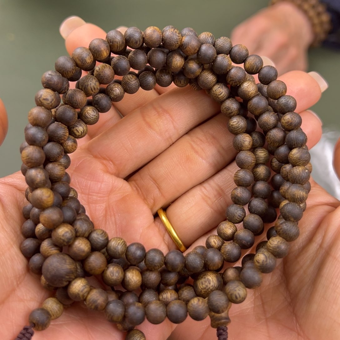 沉香手串海南流油王卡6/13g多圈多样性发一