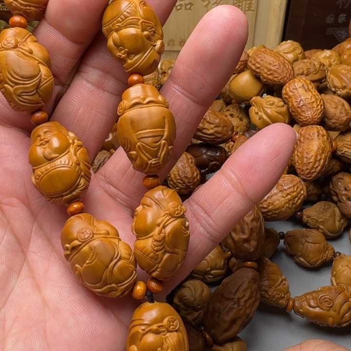 橄榄核手串/手链八方财神