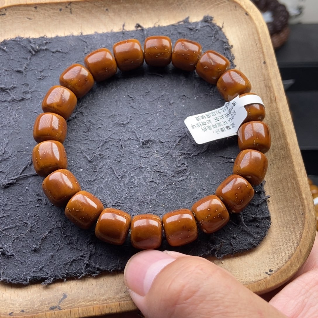 紫金鼠手串11mm天花板纯手工短轴