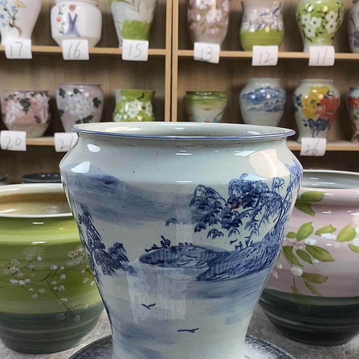 缸1st景德镇陶瓷花盆