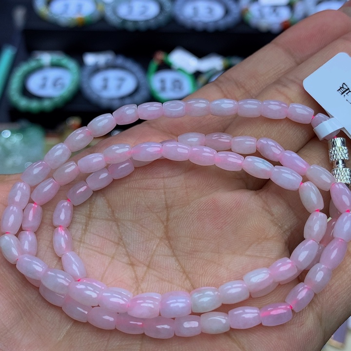 翡翠手链未镶嵌翡翠4+