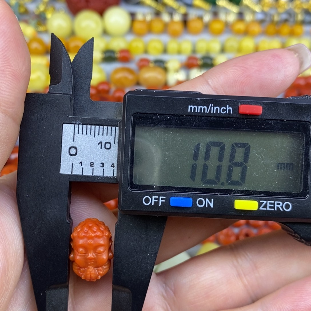姐***活南红玛瑙未镶嵌单珠10.7mm