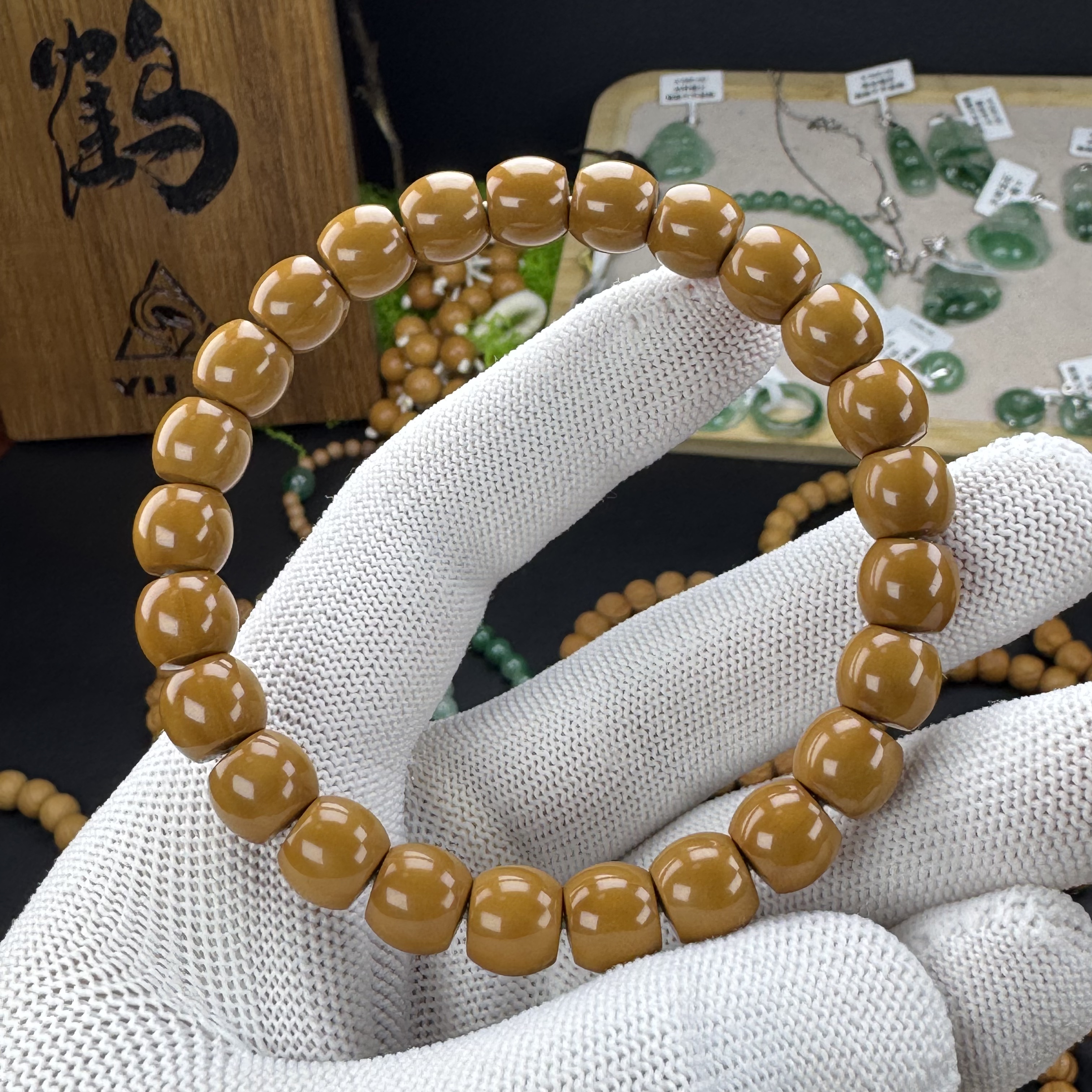 猴头直切直切手修手串短轴大面馒头猴头手串全品无泡药无作色文玩