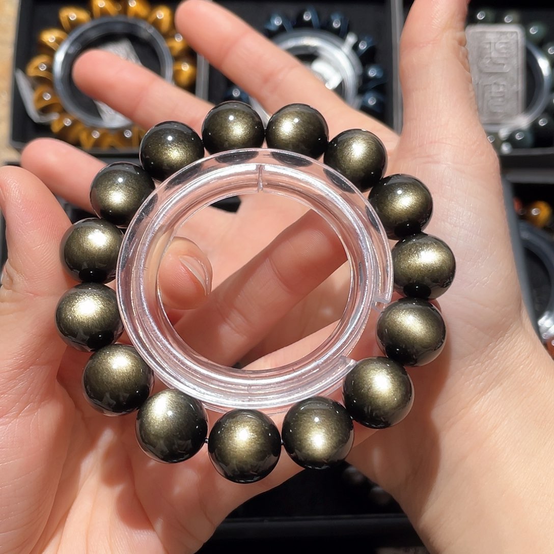 黑曜岩手链未镶嵌A***?