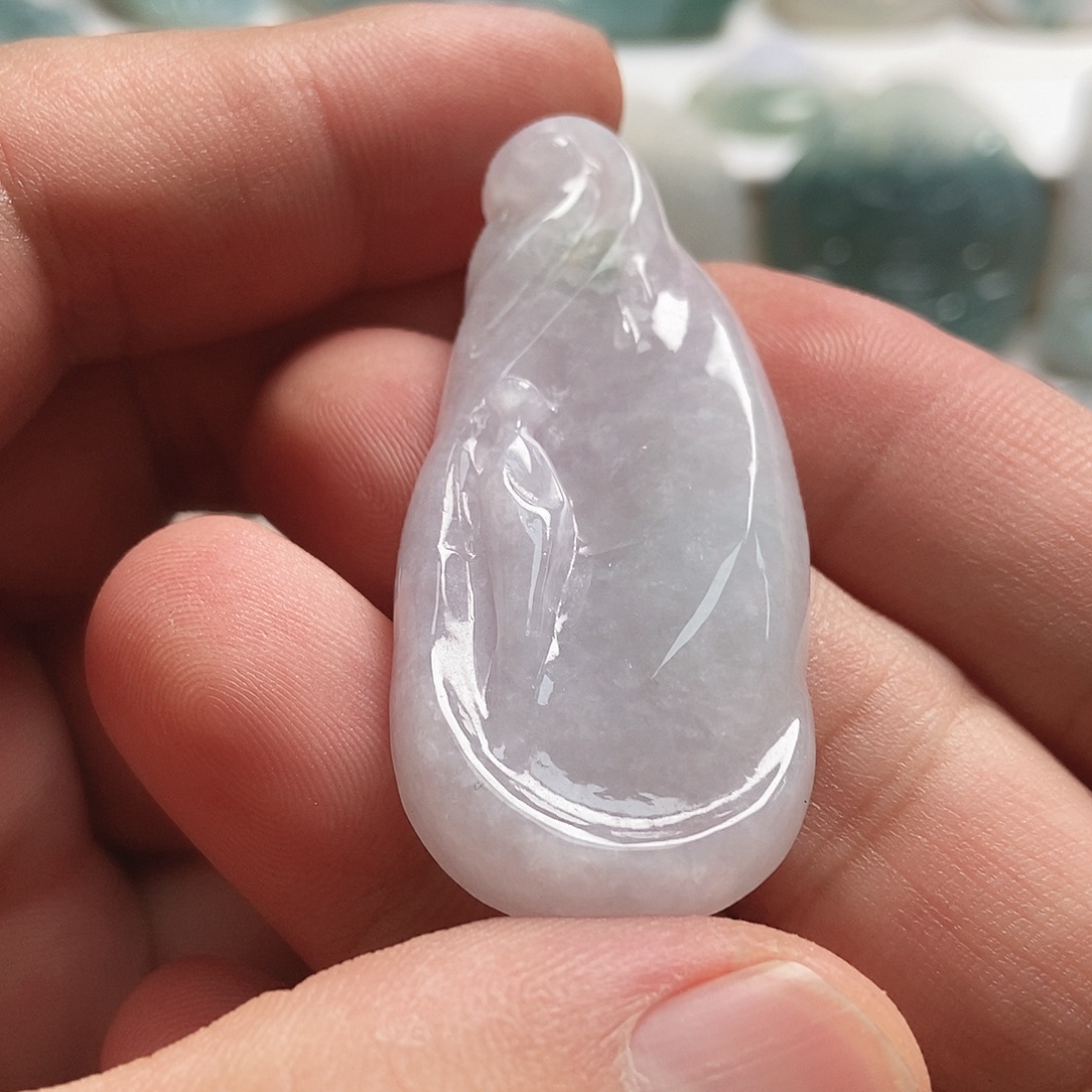 翡翠未镶嵌颈饰翡翠挂件