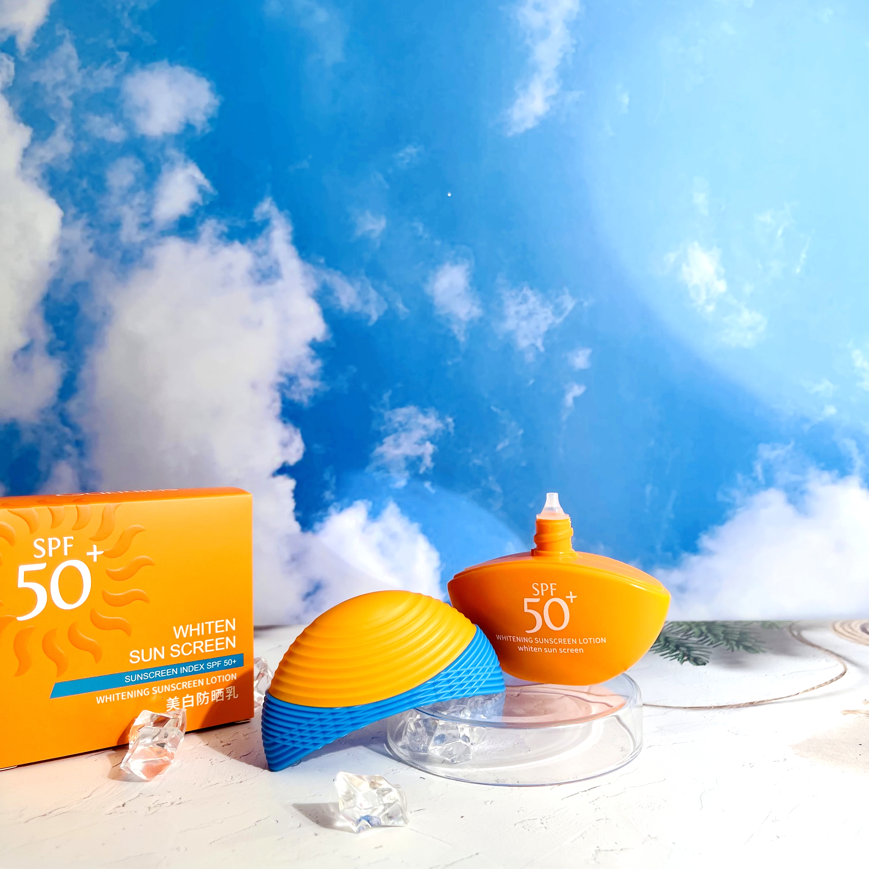 娇贝诗美白防晒乳SPF50+防水保湿防紫外线高倍防汗清爽清透轻透