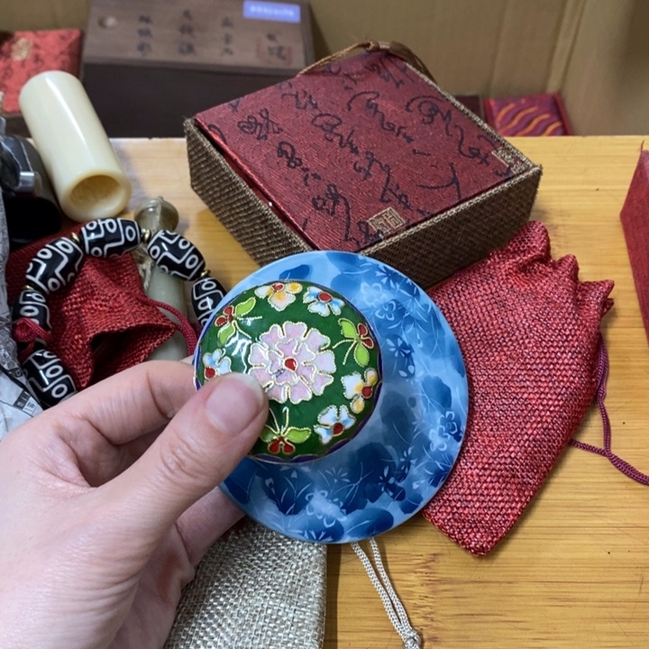 瓷片哈哈中古工艺品树脂