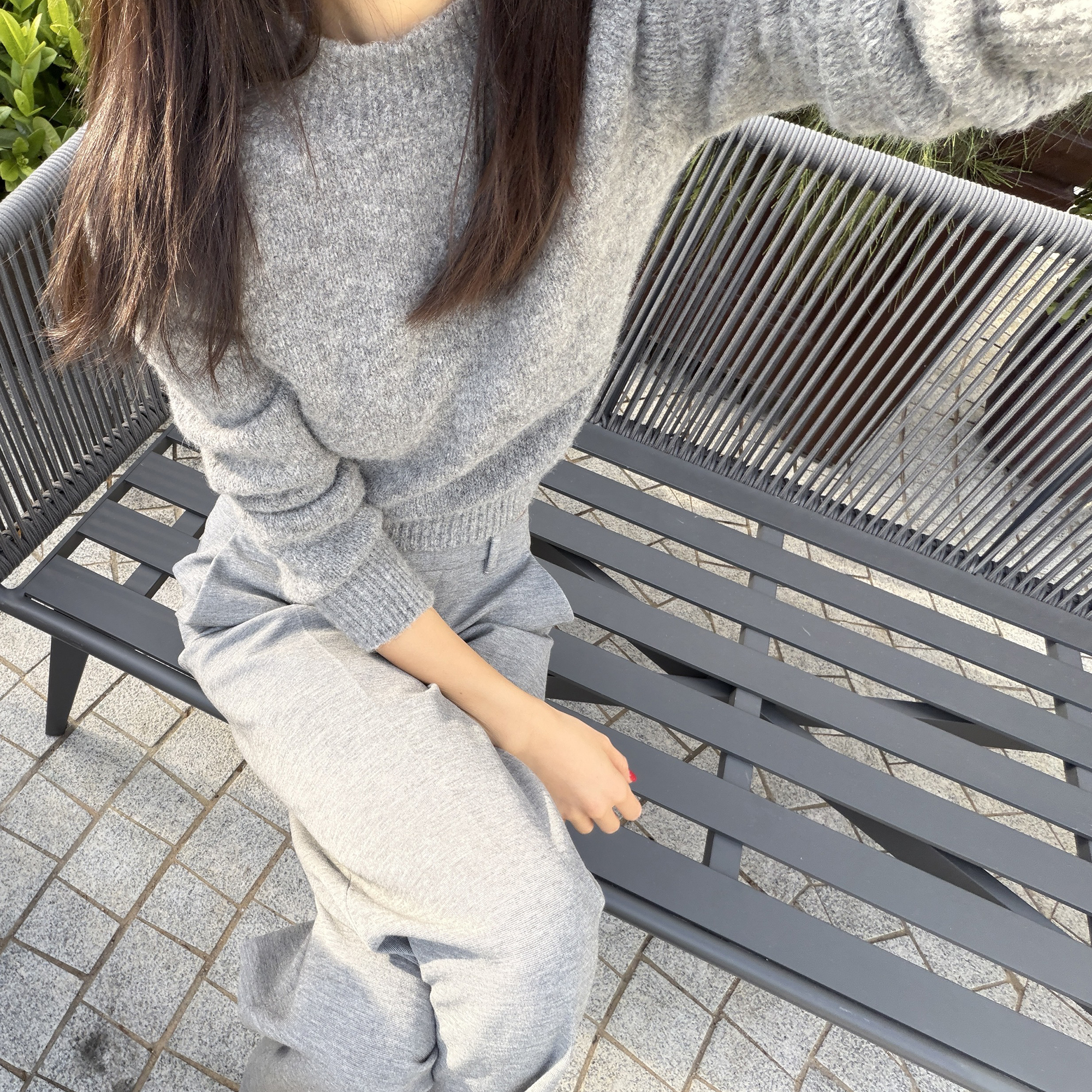 ROMI STUDIO“格雷高知”牦牛绒绵羊毛混纺软糯套头毛衫RW24AS90937