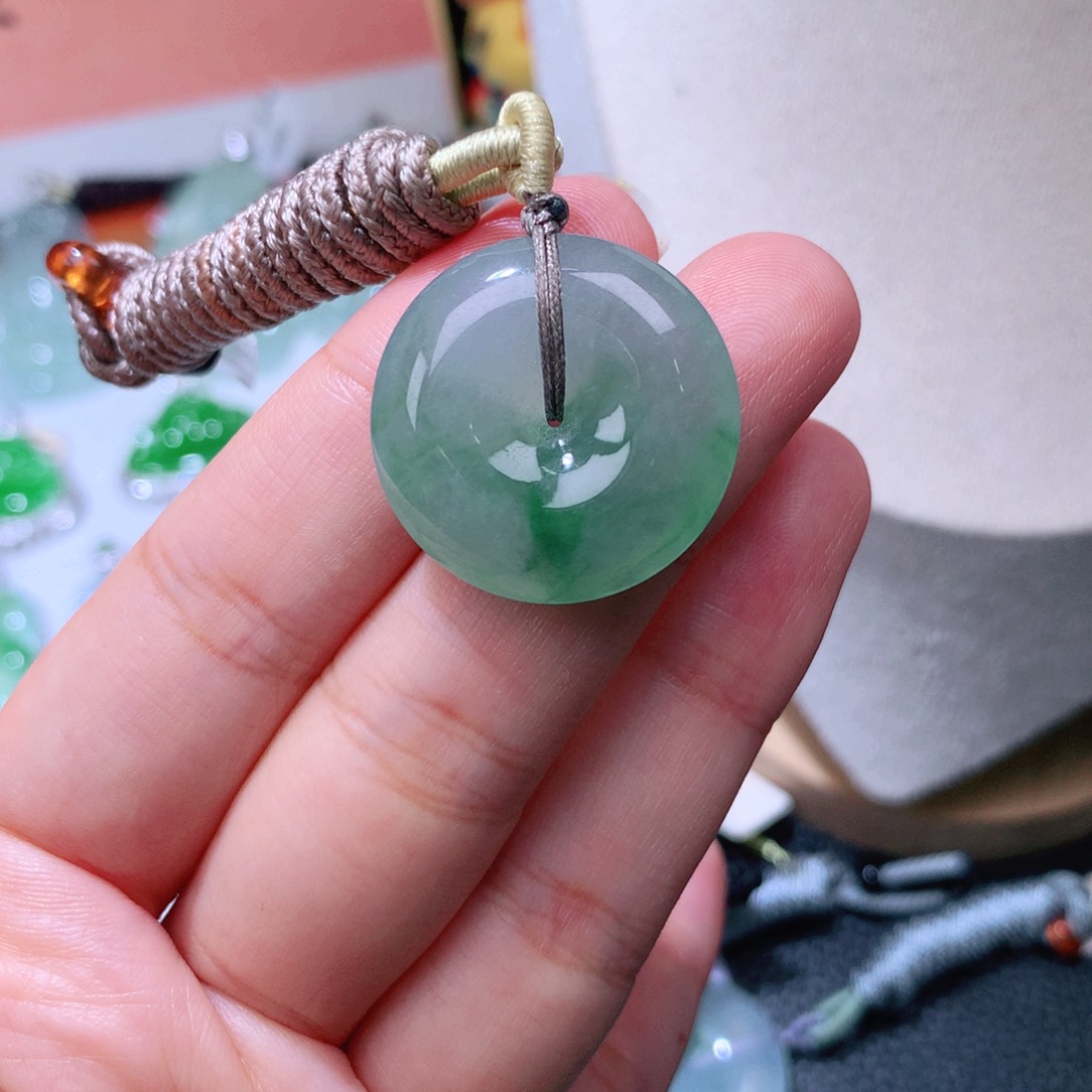 颈饰未镶嵌翡翠扣子25.4*6.4