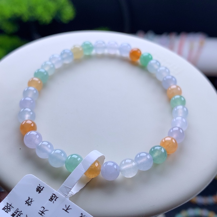 未镶嵌手串翡翠卡5.5