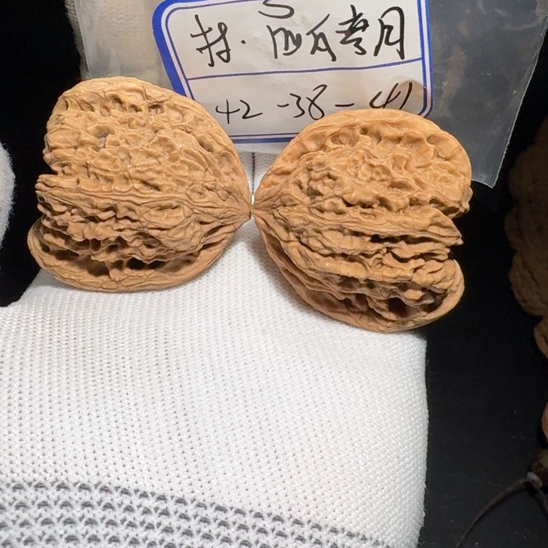 文玩核桃把件3村将hs