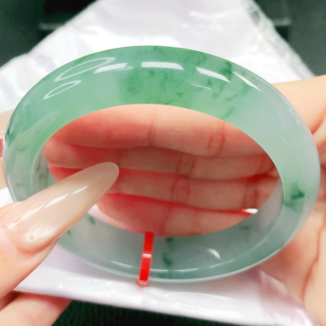 翡翠未镶嵌手镯58