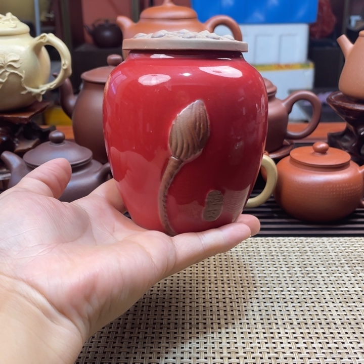 茶壶紫砂茶叶罐醒茶罐