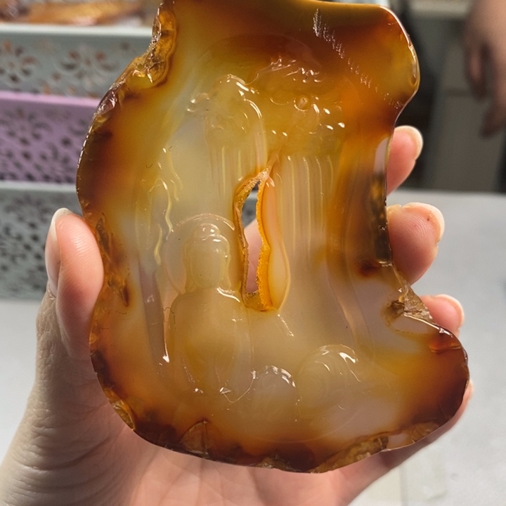 玛瑙/玉髓吊坠(不含链)未镶嵌