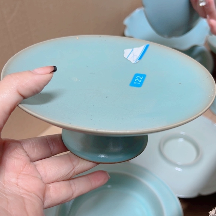 杯汝瓷原产地生产瑕品