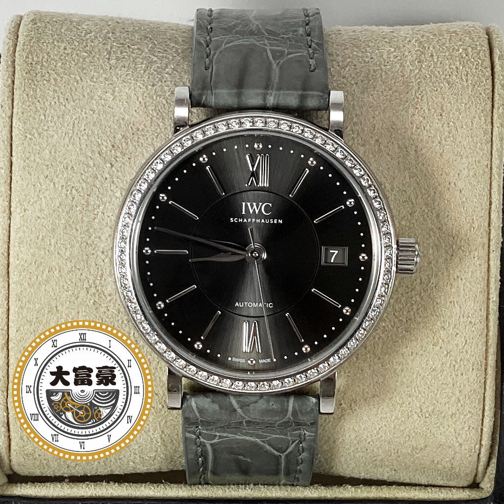 99新 IWC/万国 19全套柏涛菲诺系列IW458104 37表径