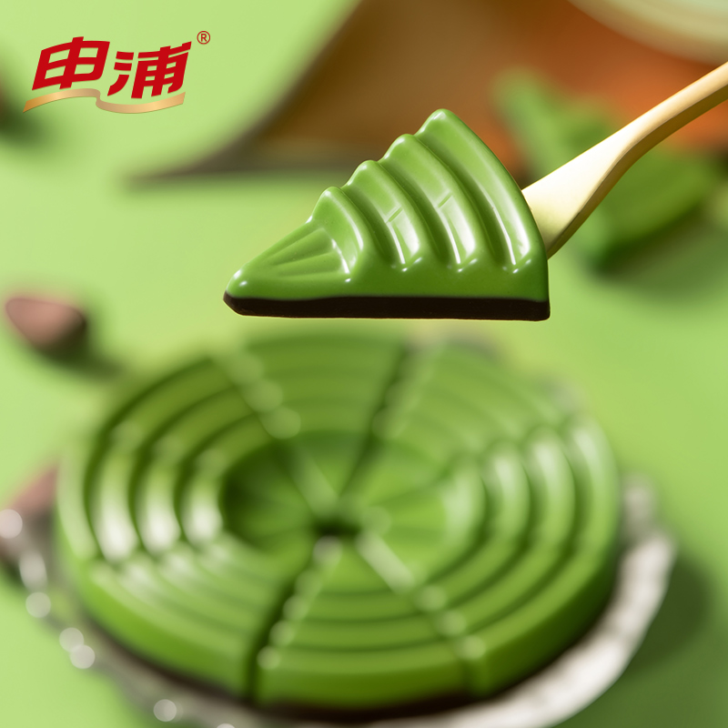  申浦抹茶巧克力72%黑巧纯可可脂办公室解馋小零食送女友网红礼物