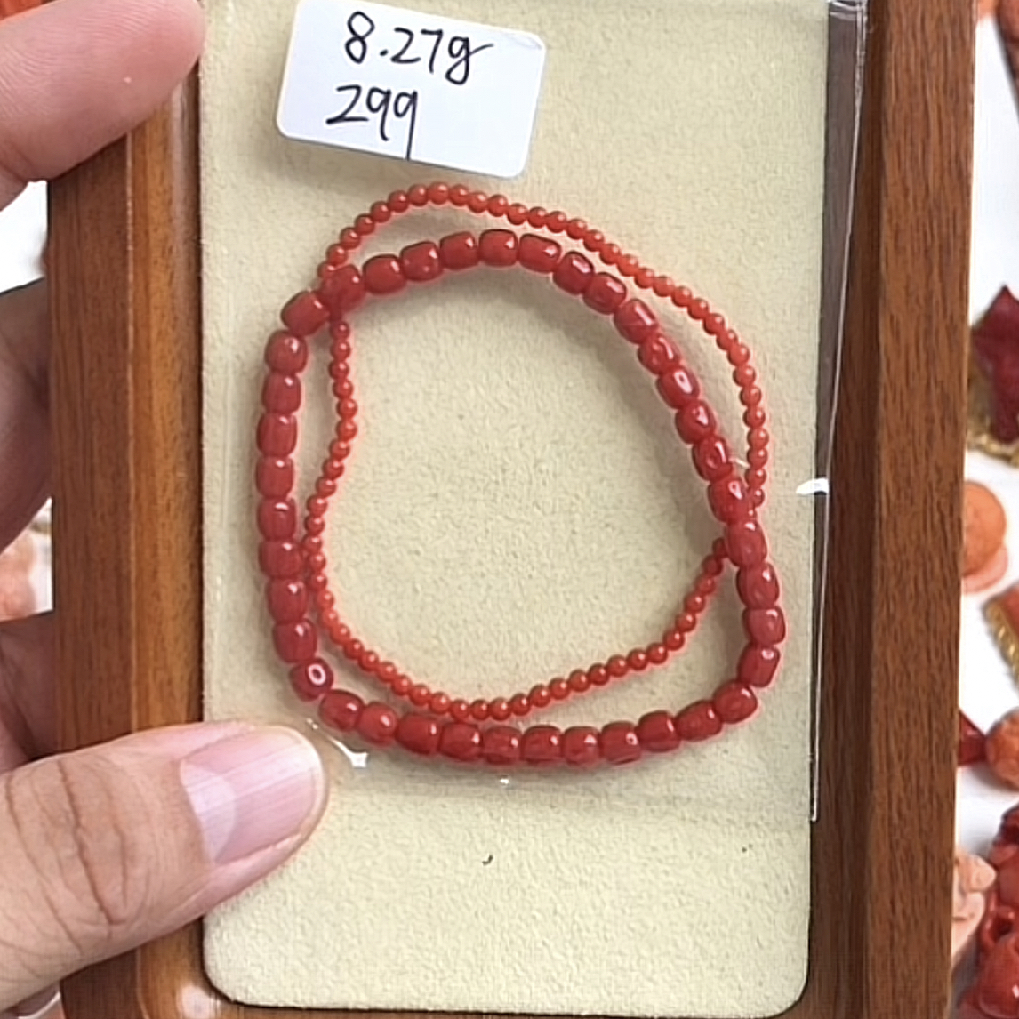 珊瑚一组特漏手串