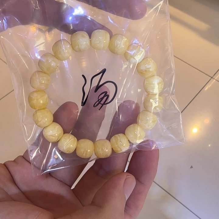 手链琥珀未镶嵌汤*淡蜜蜡