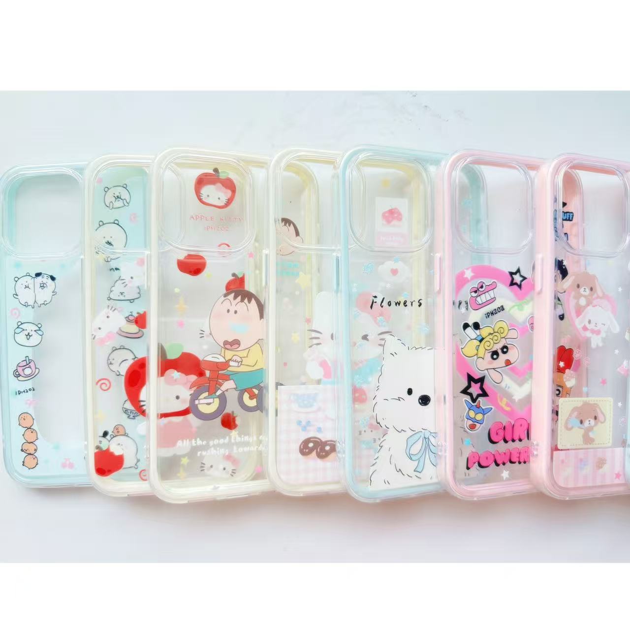 【适用于小迷、OPPO、VIVO】三合一炫彩硬背软边手机壳2-3个