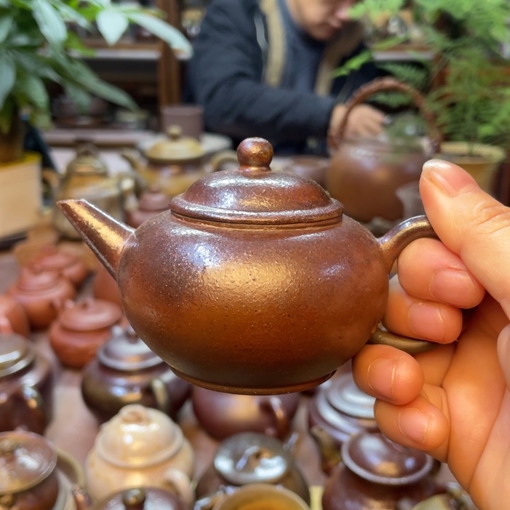 茶壶紫砂宜兴紫砂原矿泥料水上漂120