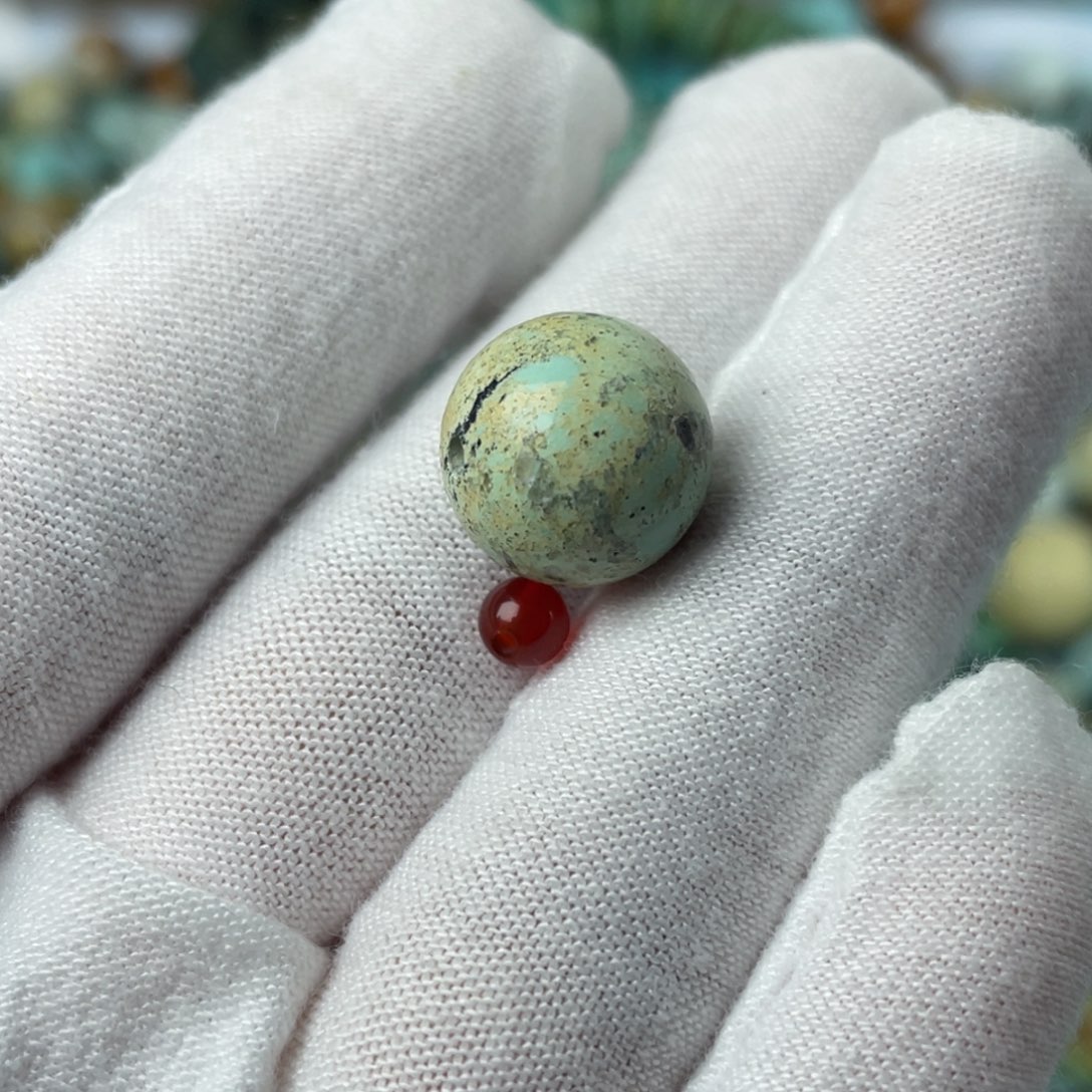 草***子南红玛瑙未镶嵌配饰12.6