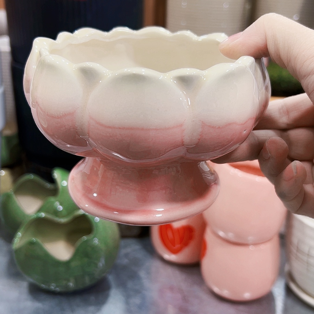 外贸尾单陶瓷花盆凑单10米包邮