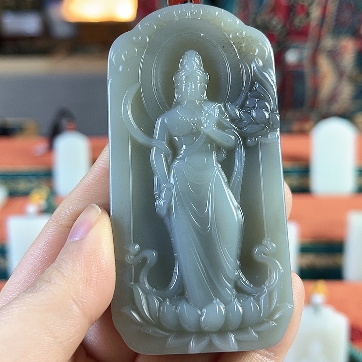 和田玉颈饰未镶嵌