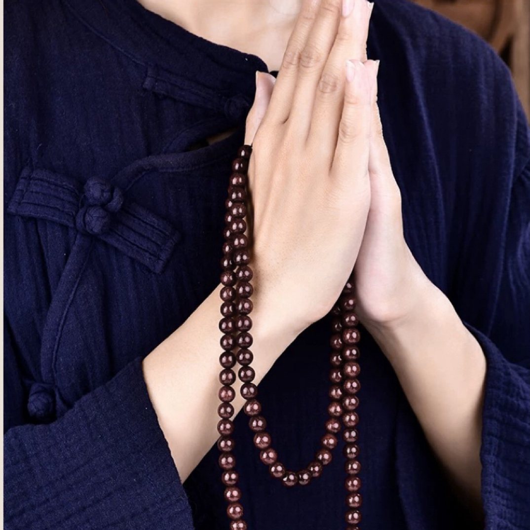 满天星紫檀108颗高油密金星老料