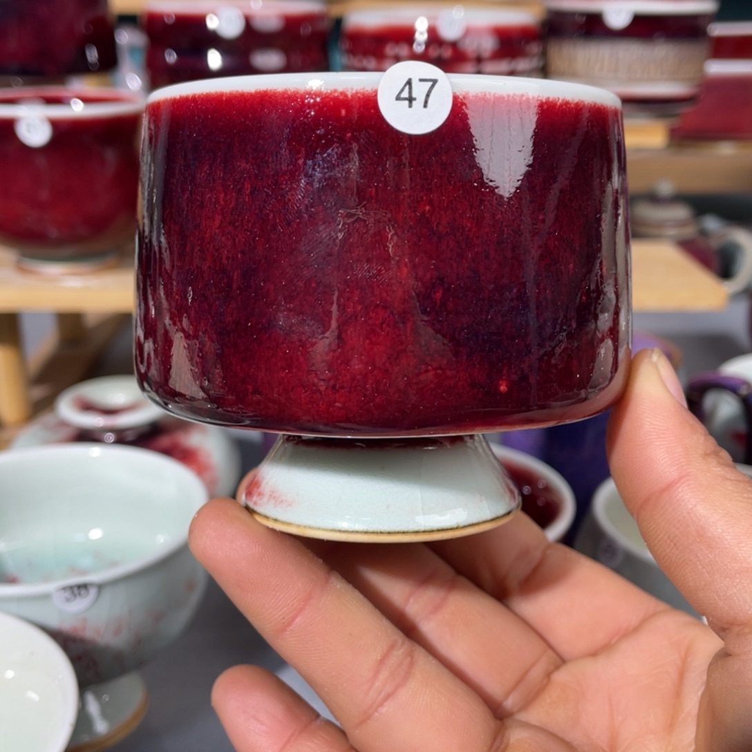 瓷片纯手工制作……微微瑕