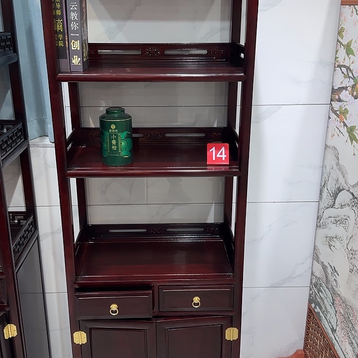 呵***3书架红酸枝木类62书柜