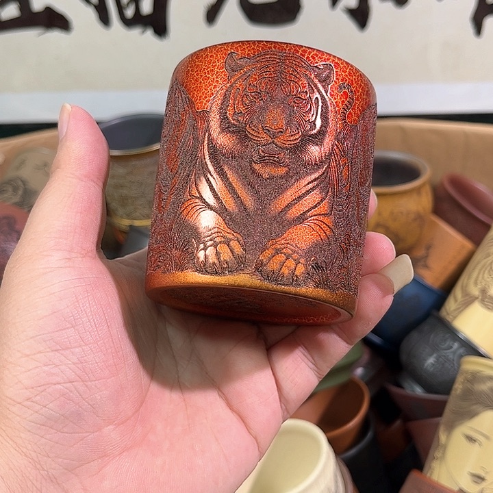 茶杯紫砂全手工紫砂主人杯