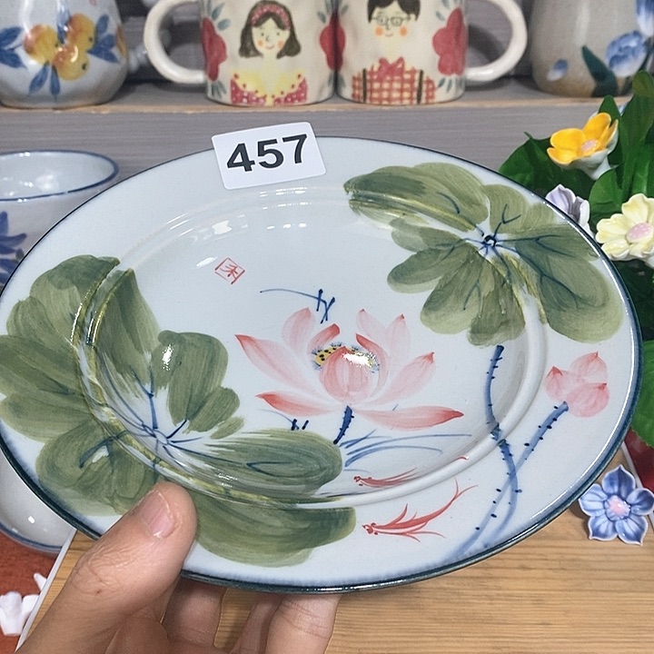 禾泥陶器手工手绘