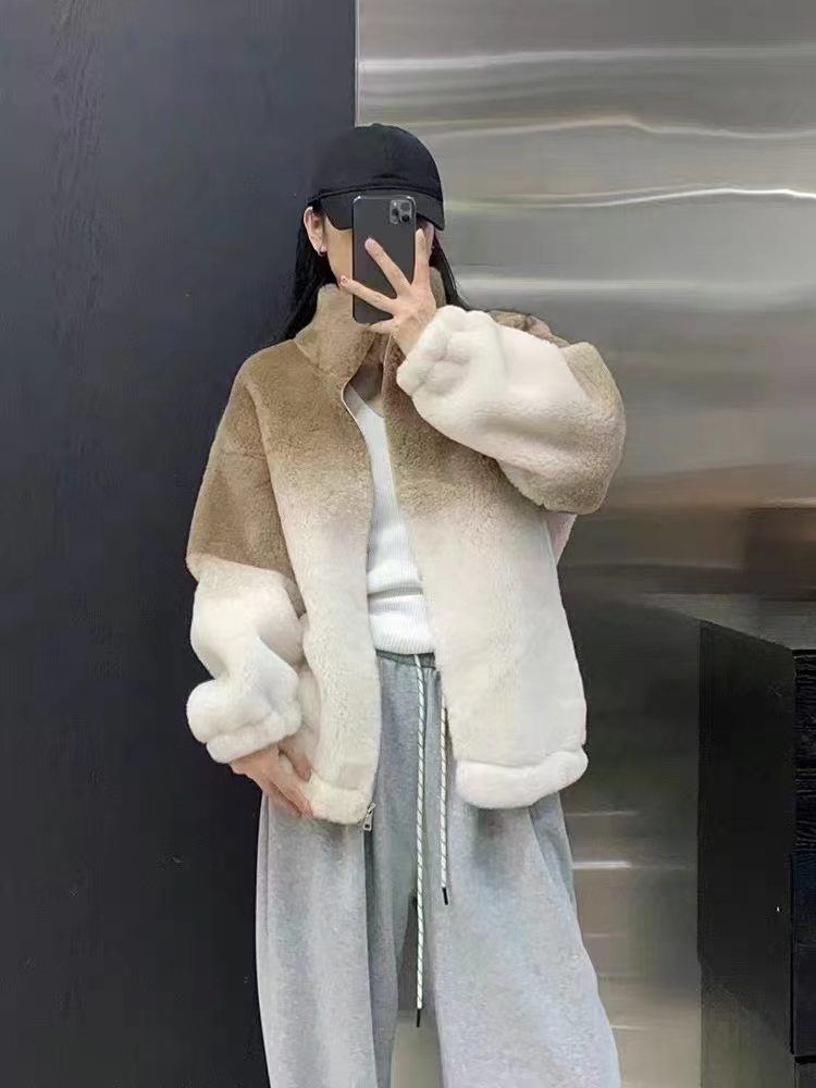 麦寻专柜正品冬季毛绒外套