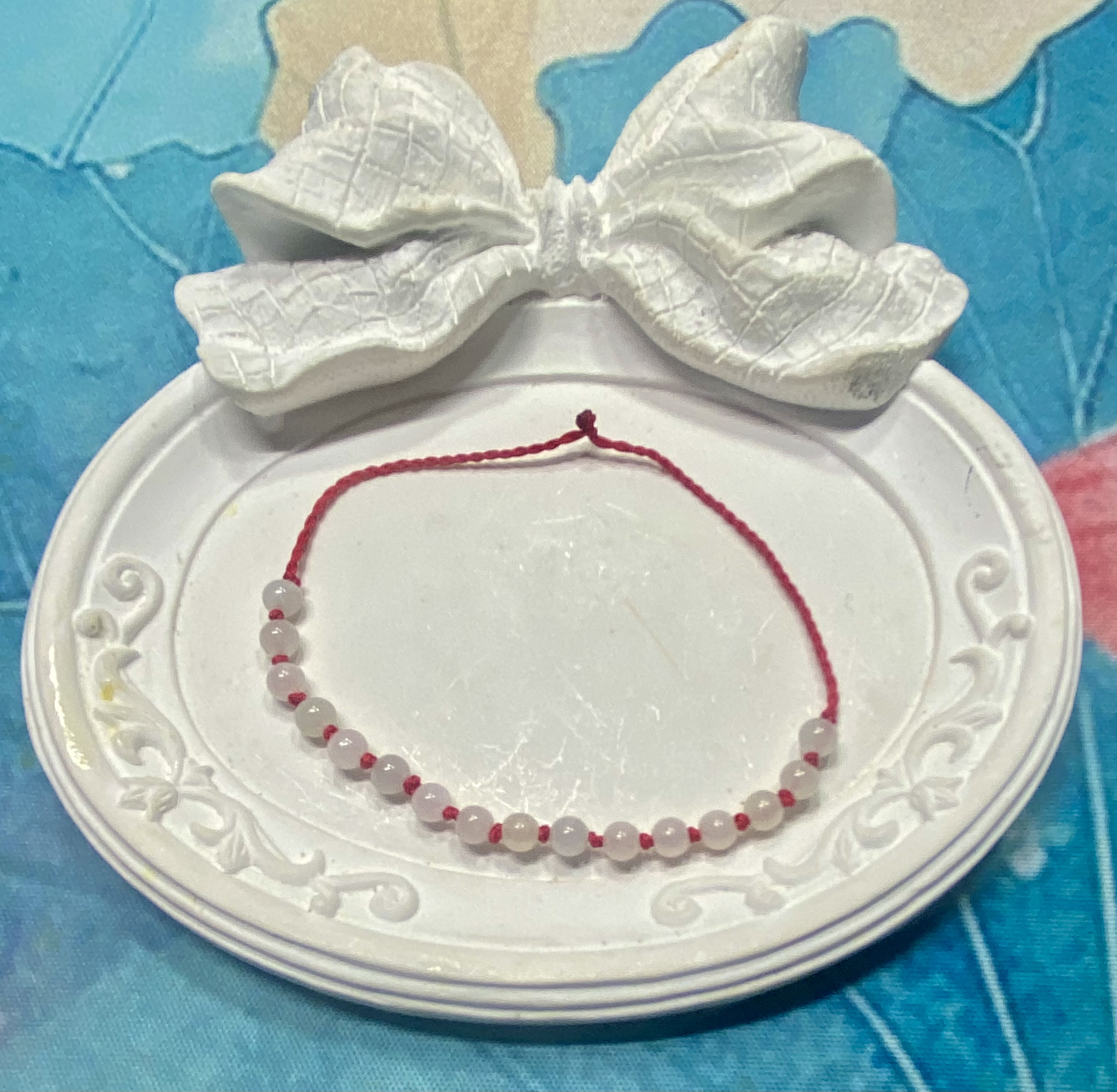 非金属锦纶手链 本命年 转运红绳 