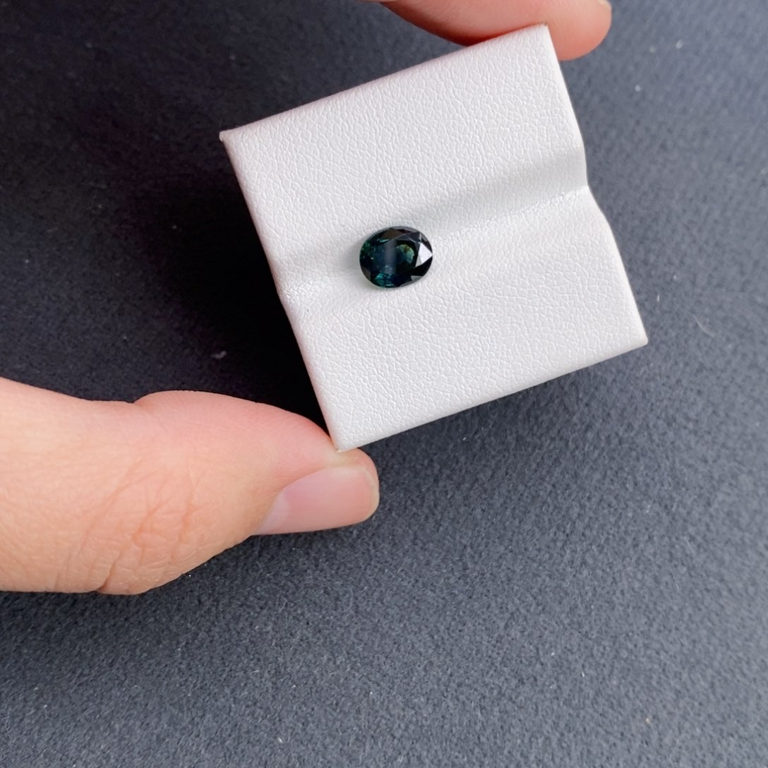 蓝宝石戒指银S925镶嵌用****7