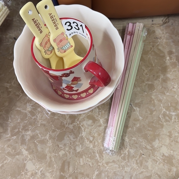 新骨瓷陶瓷碗331一叠