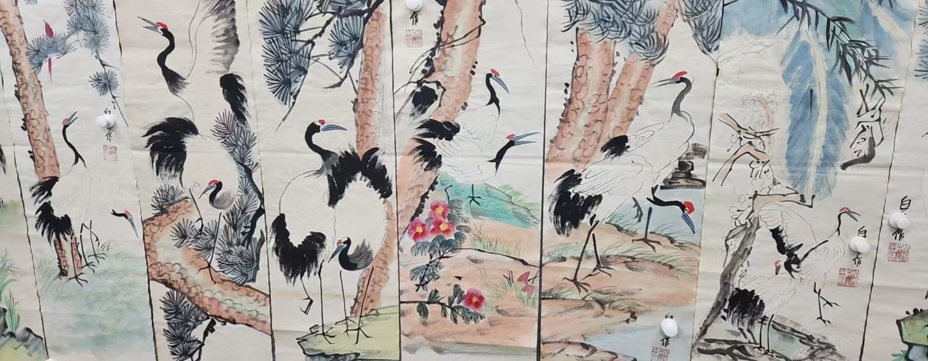 【慕胜】精品二十四条屏装饰画通用链接