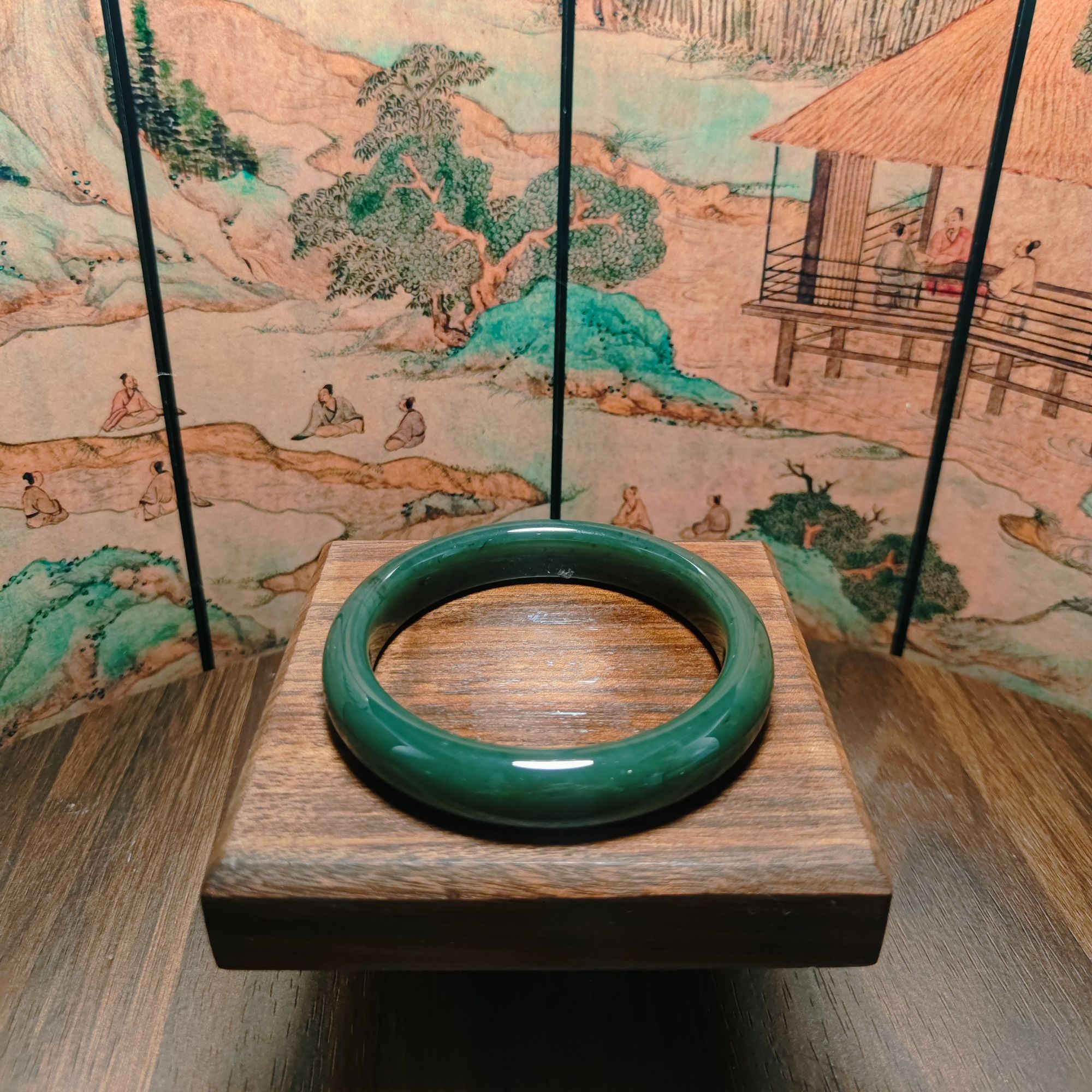 H和田玉手镯（卡61）0891