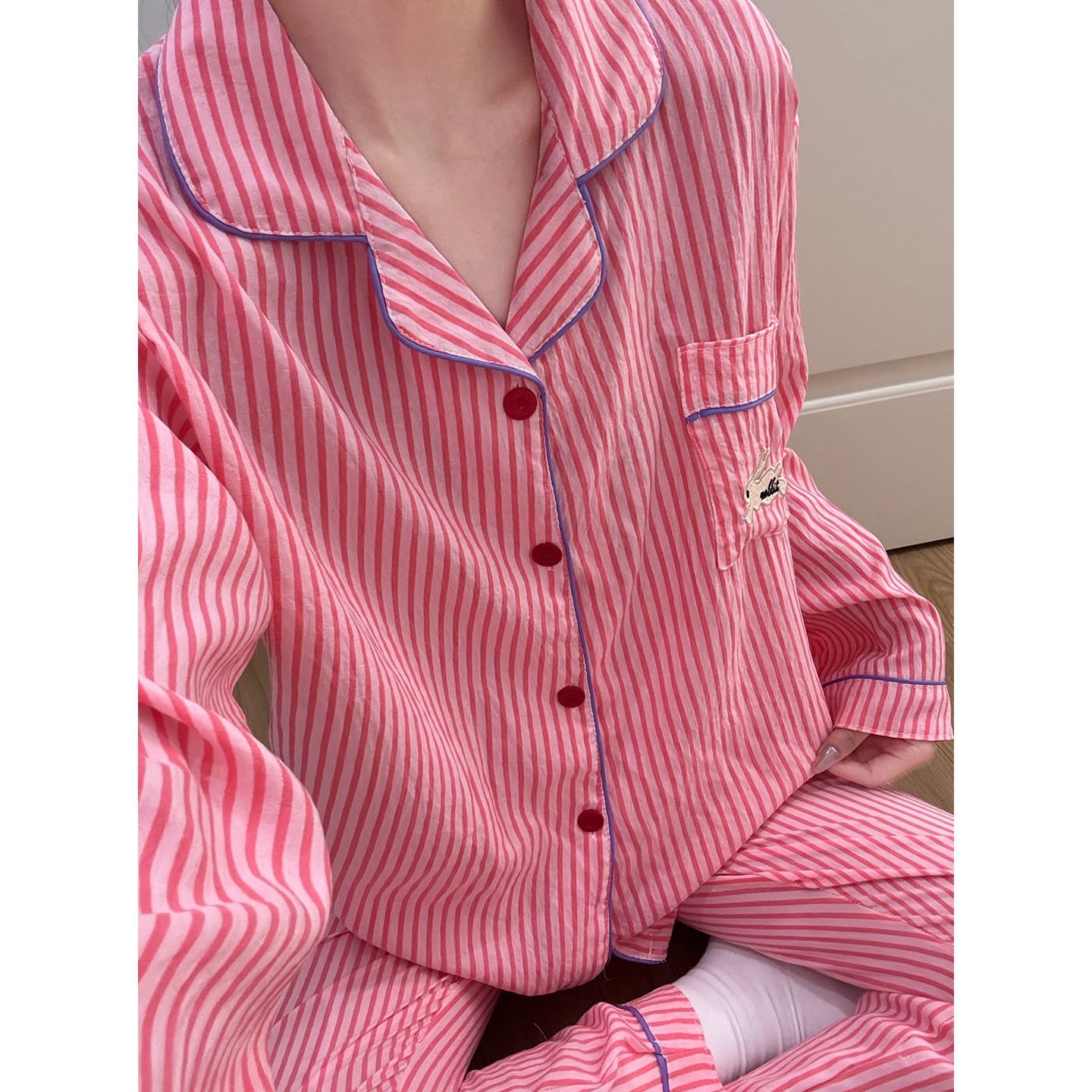 【春秋云朵绵多款2025】长袖可爱卡通宽松睡衣女孩春秋学生家居服