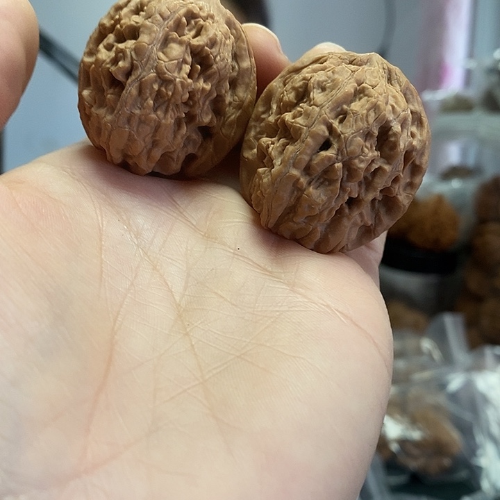 把件文玩核桃36红锦鲤