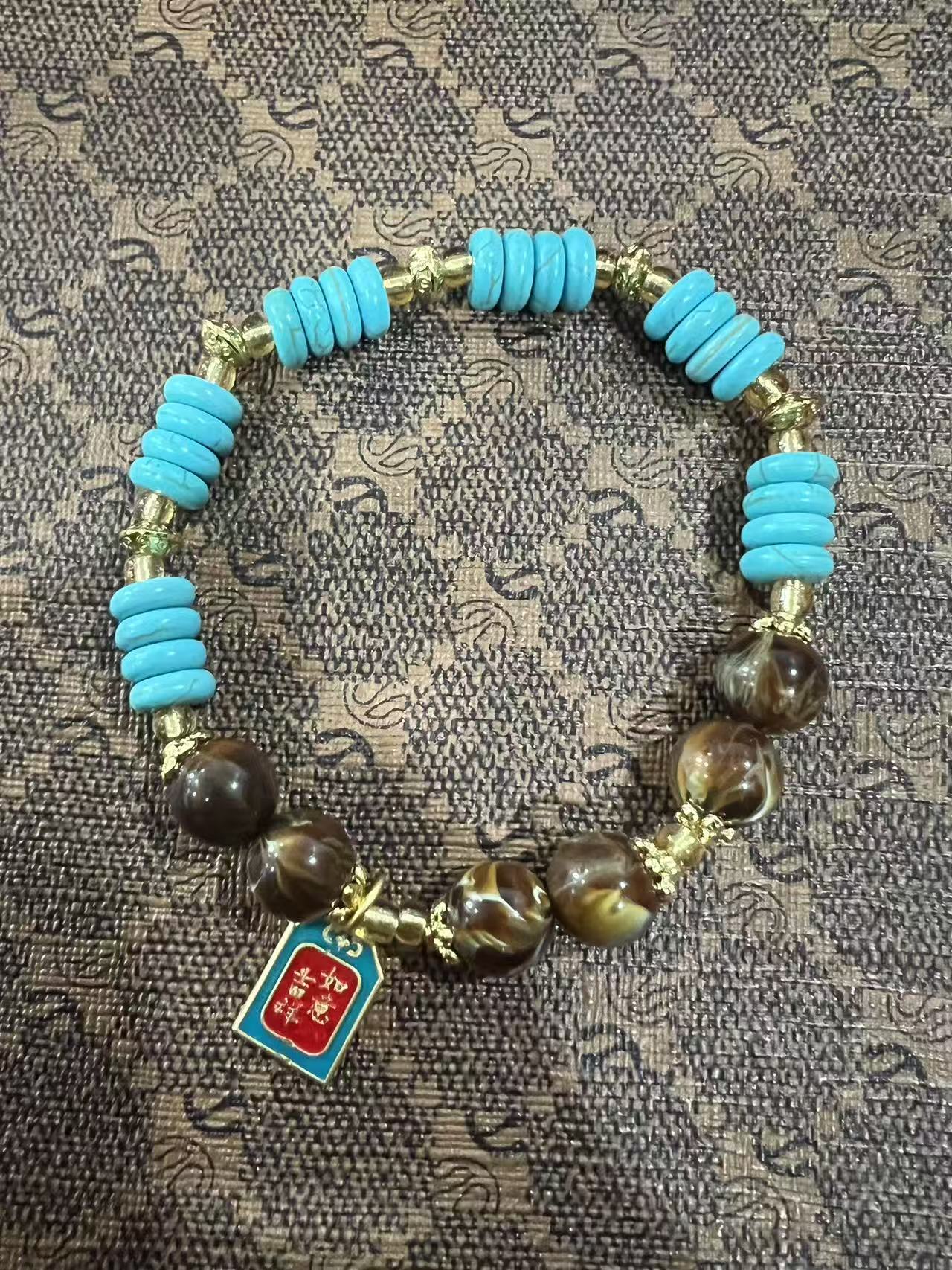 【晶维娅】算盘珠设计款手串ZX150