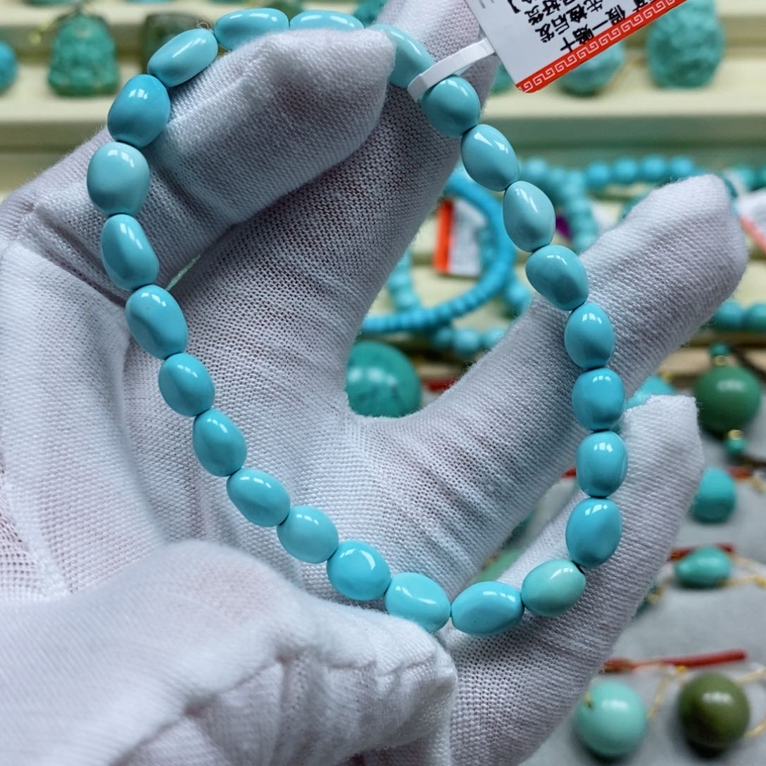 绿松石珠宝奇石未镶嵌蒋**、