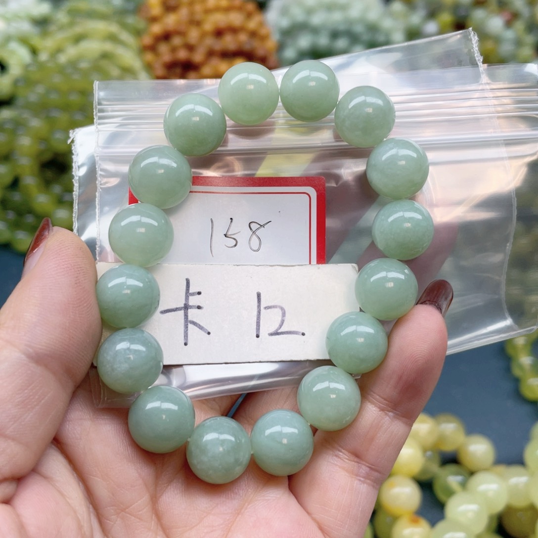 未镶嵌蛇纹石玉手串