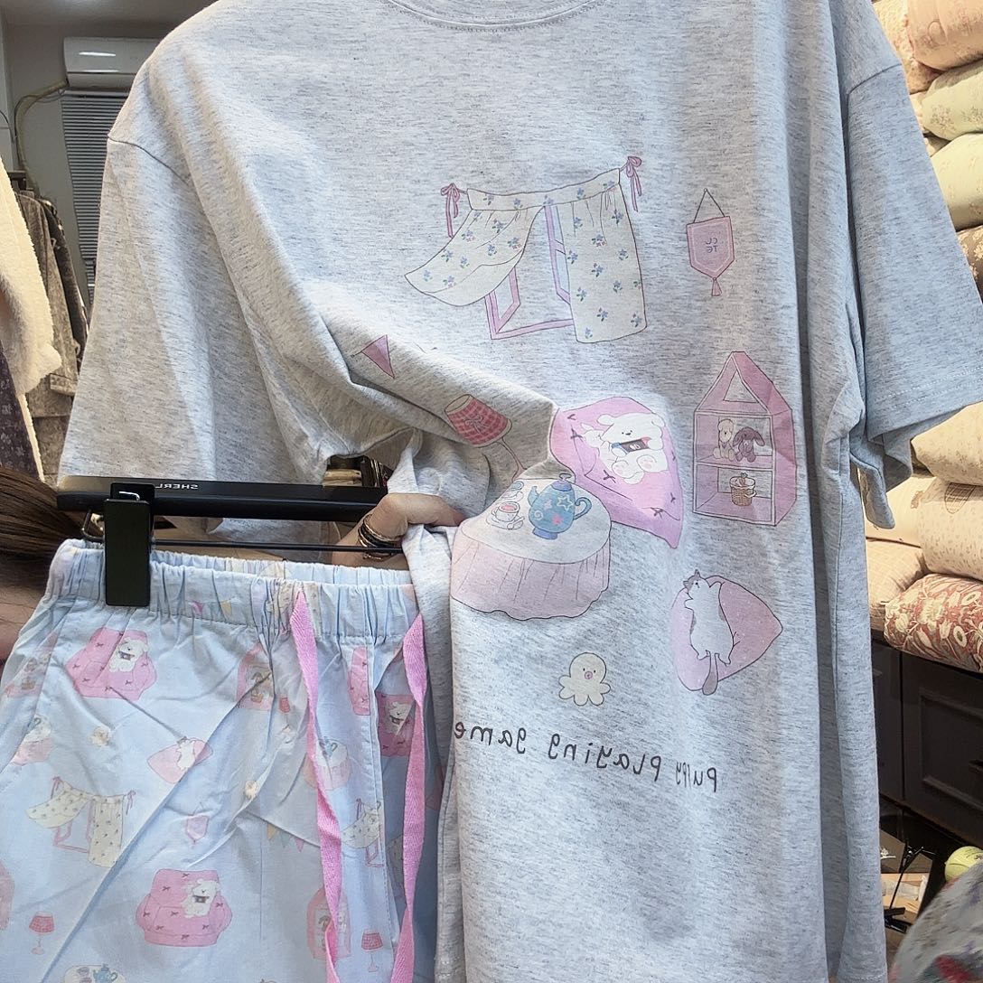 三醋酯纤维半袖短裤灰色