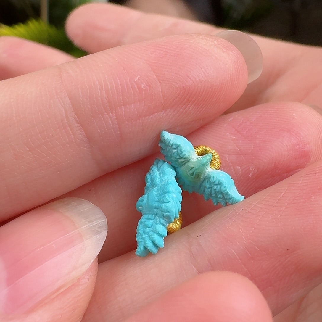 绿松石珠宝奇石未镶嵌